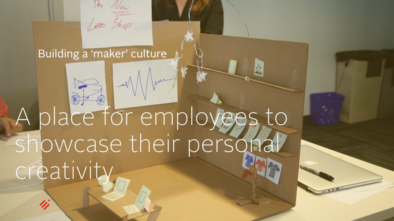creativity and collaboration desk